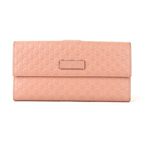 gucci garden wallet pink|Gucci microguccissima wallet pink.